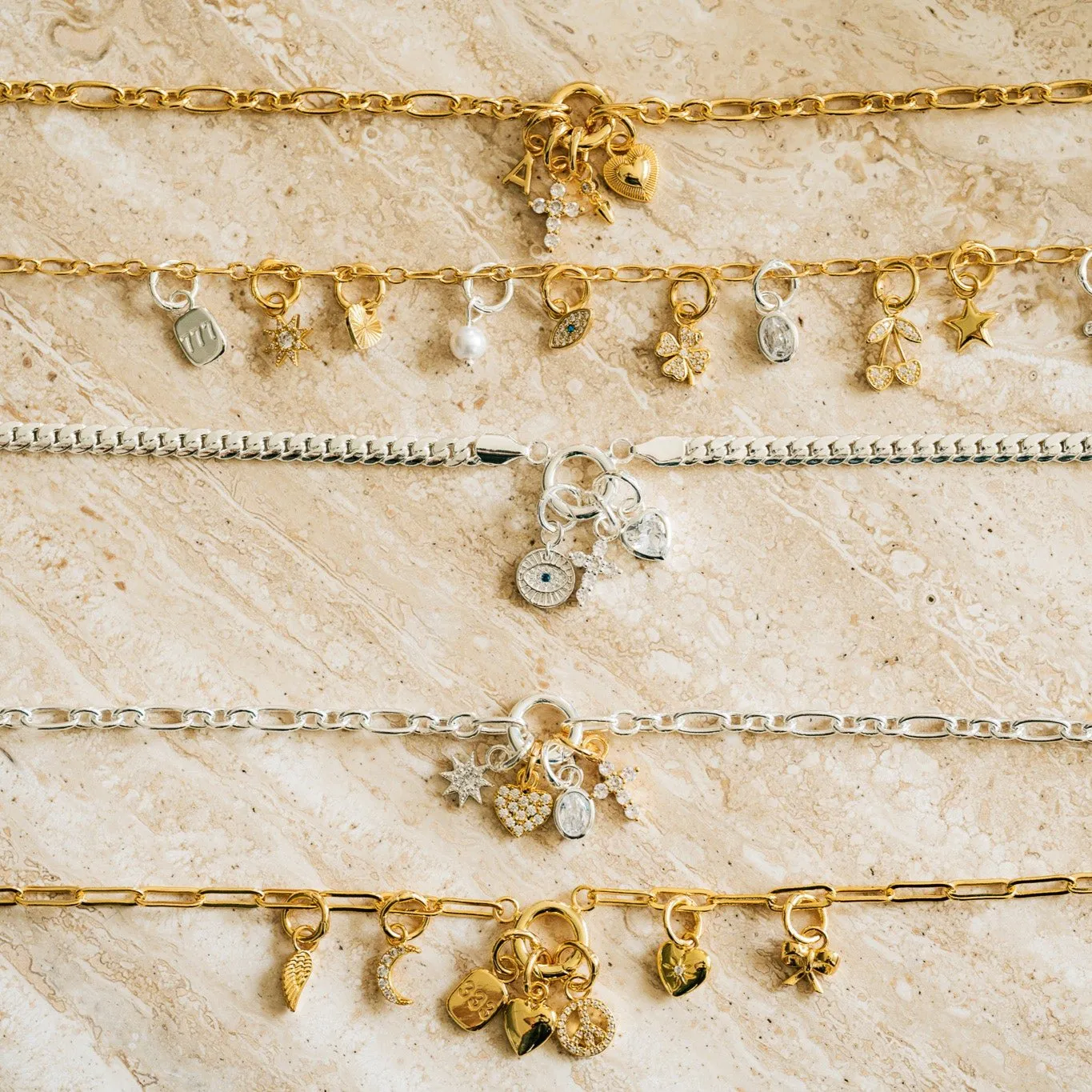 Heart Of Gold Charm sold by Evry Jewels product image thumbnail 2