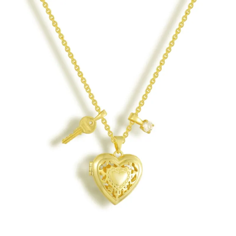 Love on Lock Necklace sold by Evry Jewels