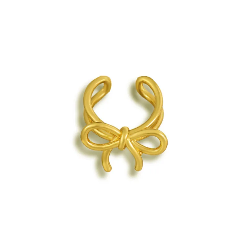 Take a Bow Ear Cuff sold by Evry Jewels