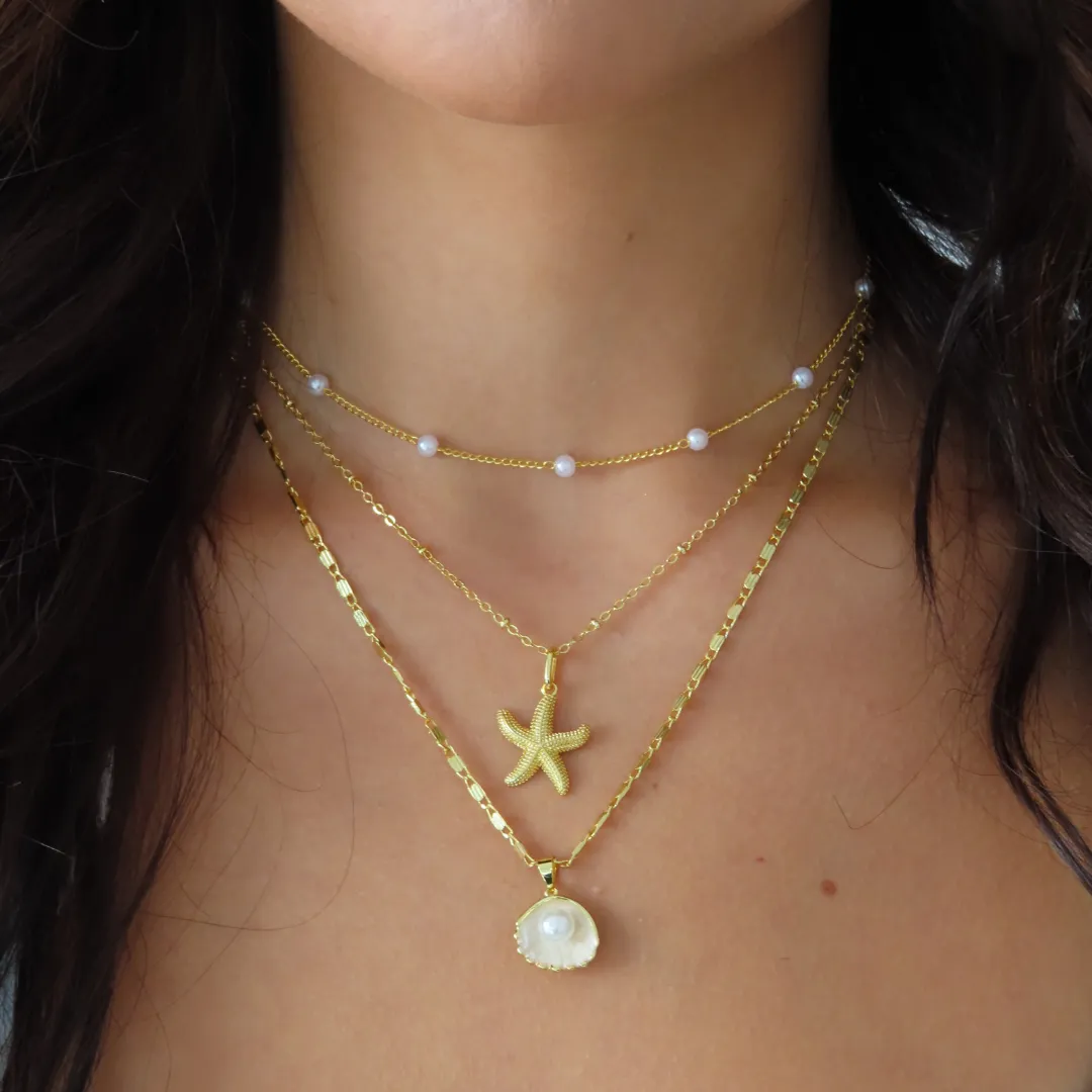 Seaside Bundle : 3 Piece Necklace Set sold by Evry Jewels