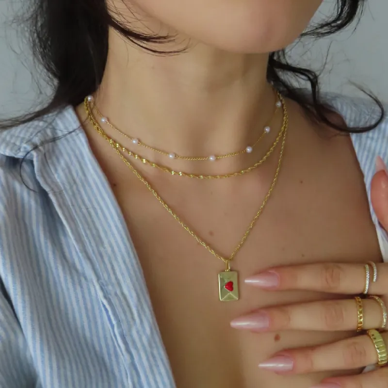 Love You Bundle : 3 Piece Necklace Bundle sold by Evry Jewels