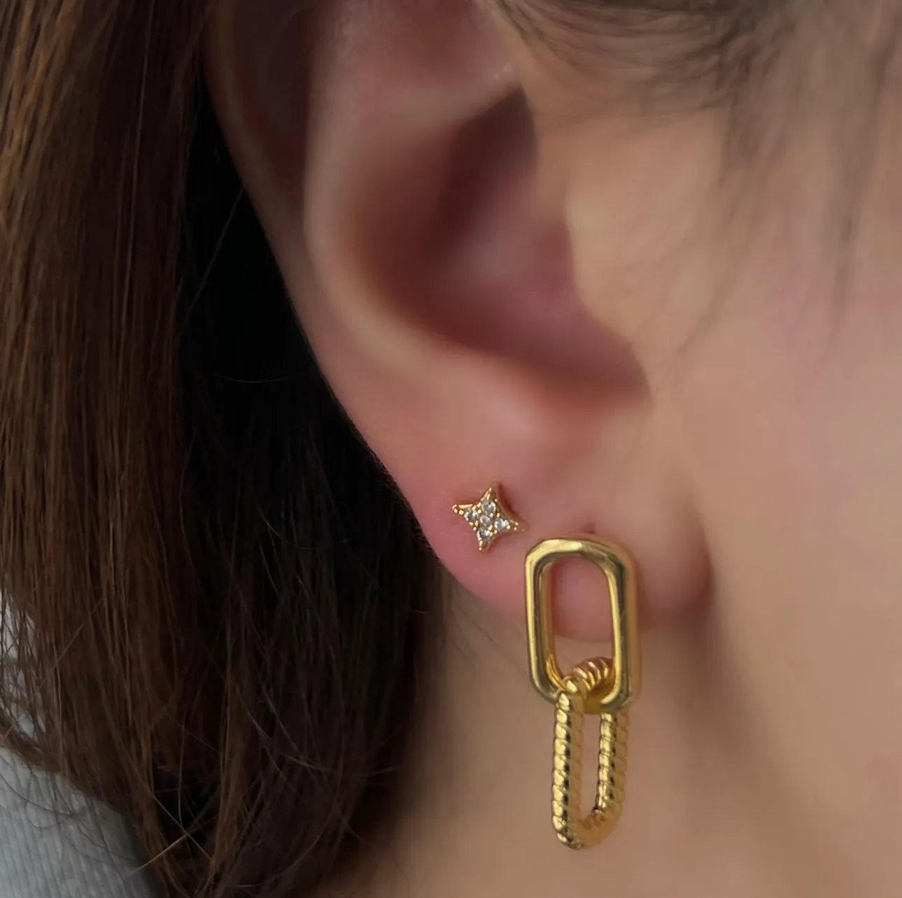 Let's Link Earrings sold by Evry Jewels product image thumbnail 2
