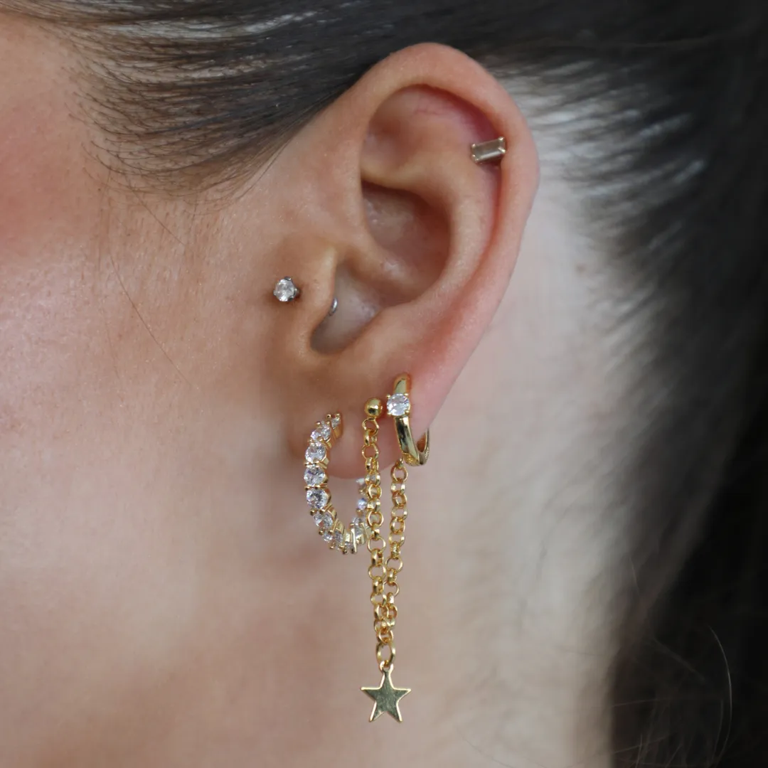 Champagne Earrings sold by Evry Jewels product image thumbnail 5