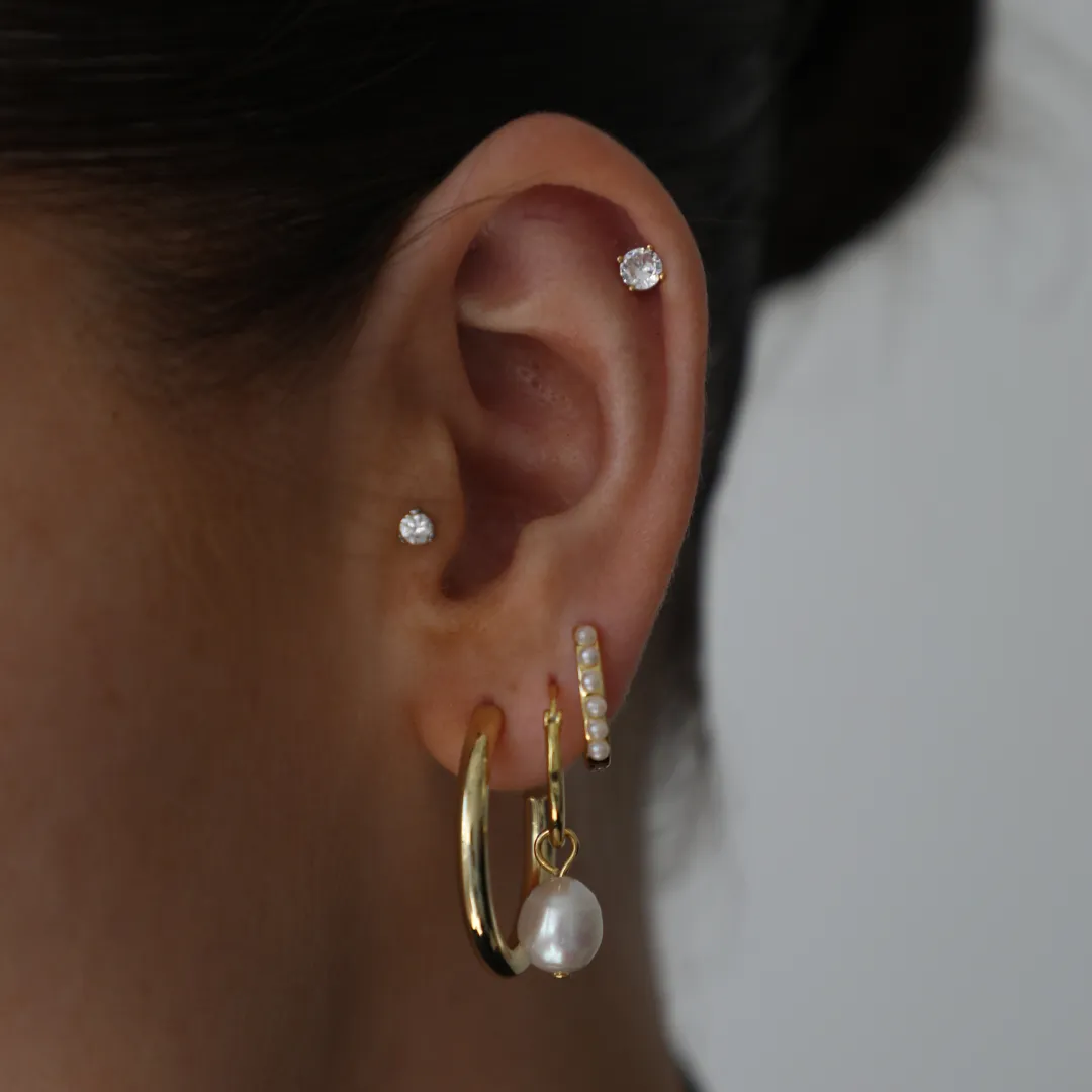 Pure Pearl Earrings (VIP) sold by Evry Jewels product image thumbnail 2
