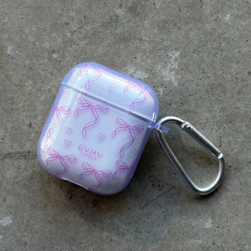 Bows and Hearts AirPod Case sold by Evry Jewels