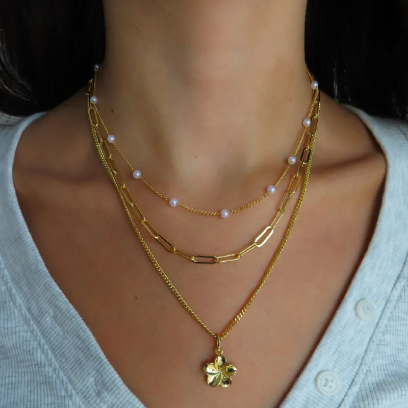 Blooming Bundle : 3 Piece Necklace Bundle sold by Evry Jewels