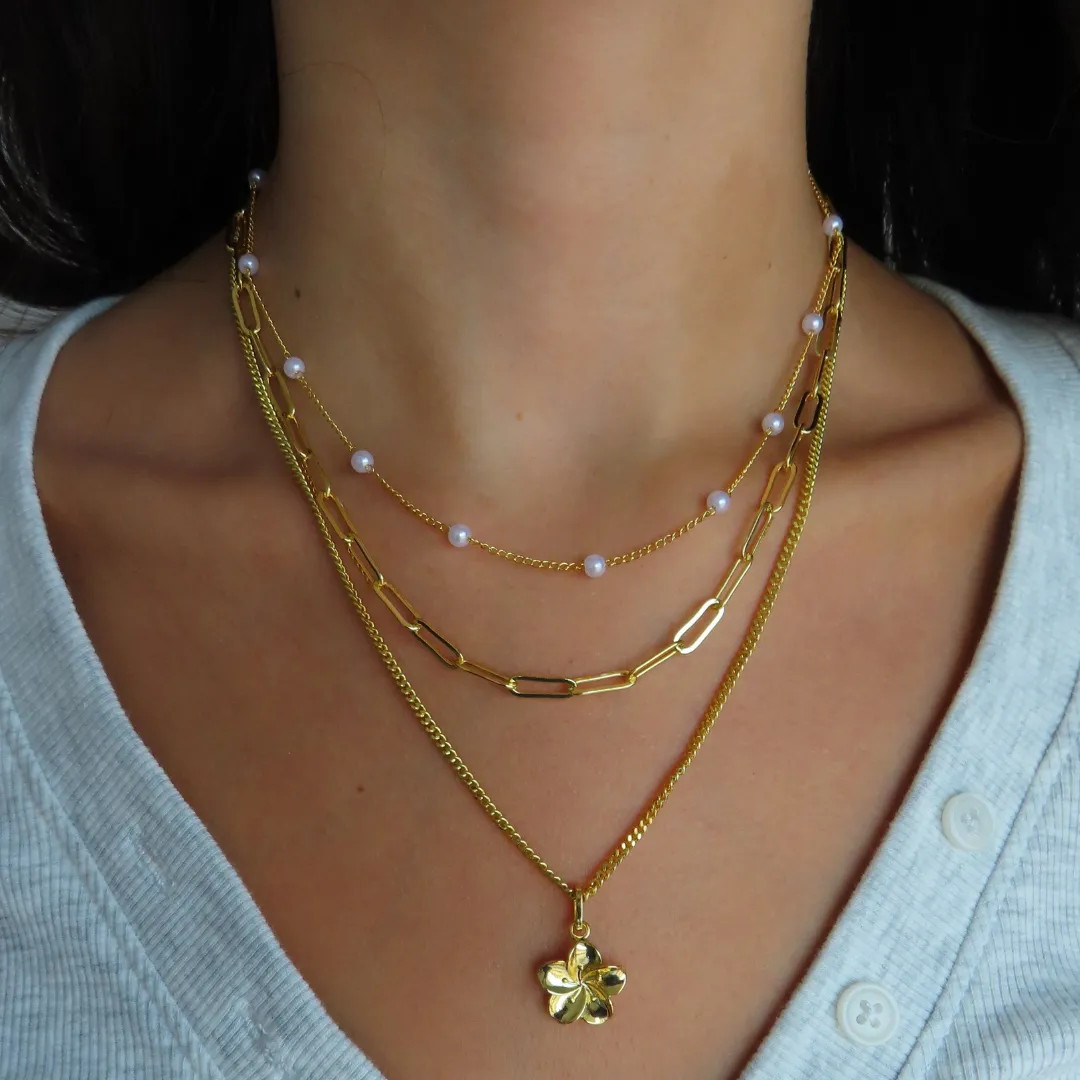 Blooming Bundle : 3 Piece Necklace Bundle sold by Evry Jewels