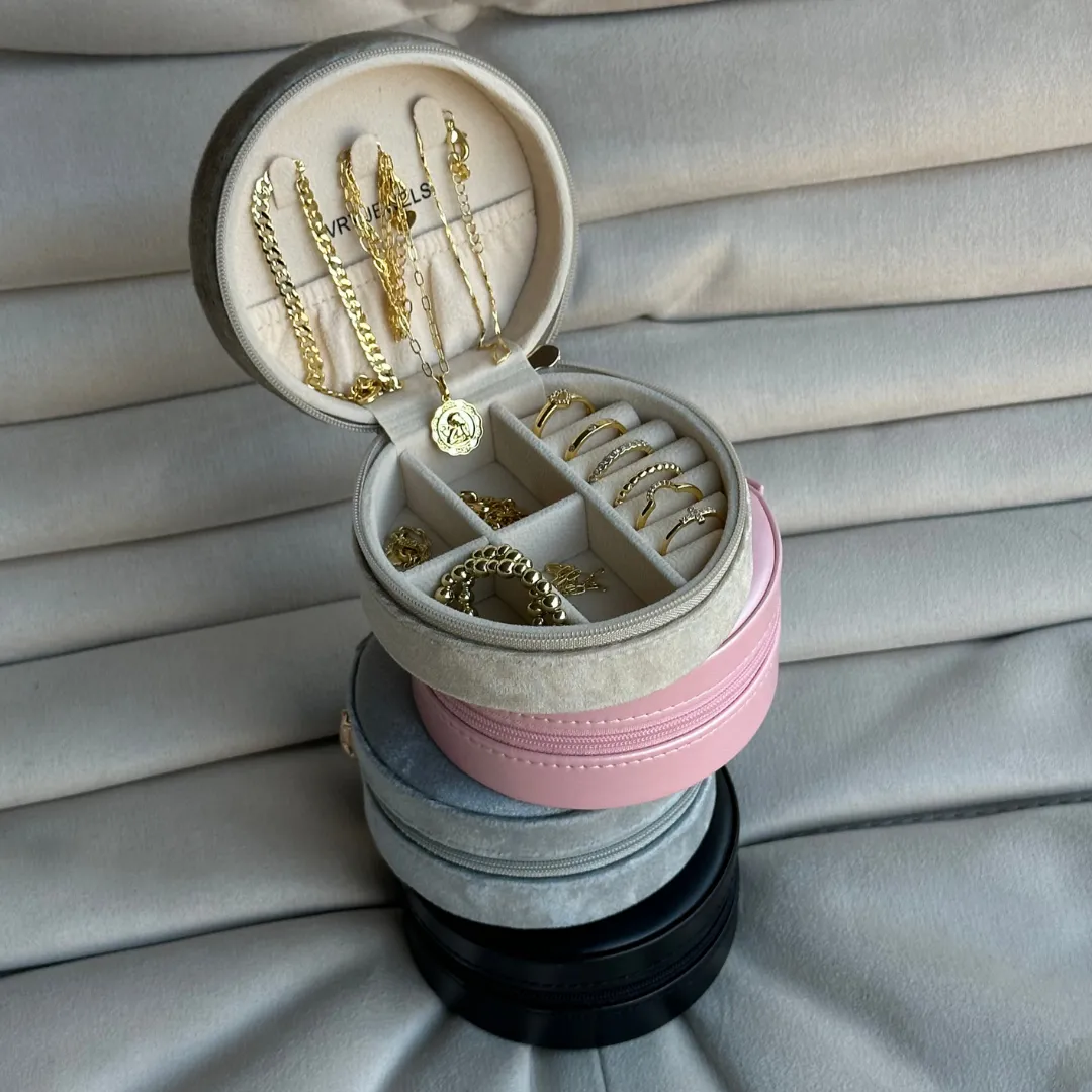 Mini Round Jewelry Box sold by Evry Jewels product image thumbnail 2