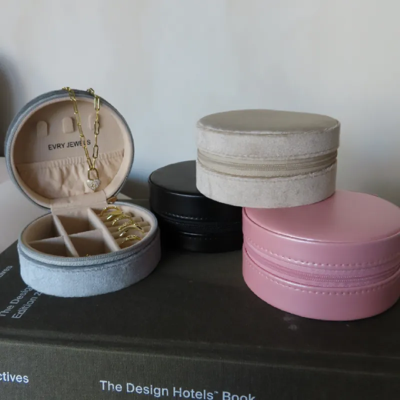 Mini Round Jewelry Box sold by Evry Jewels