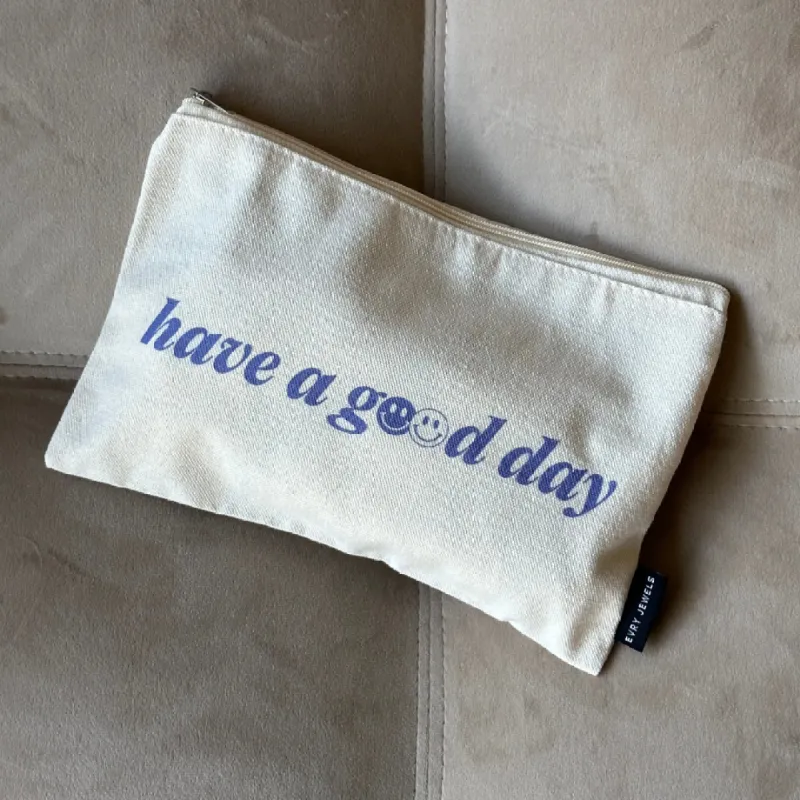 Have A Good Day Toiletry Bag sold by Evry Jewels