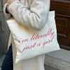 Just A Girl Tote Bag sold by Evry Jewels