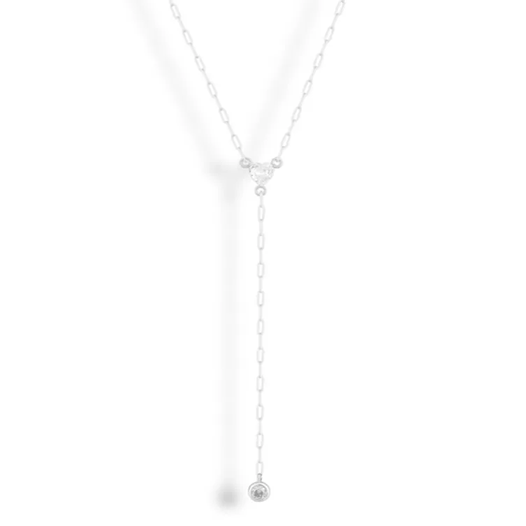 Heart of Stone Lariat Necklace sold by Evry Jewels product image thumbnail 4