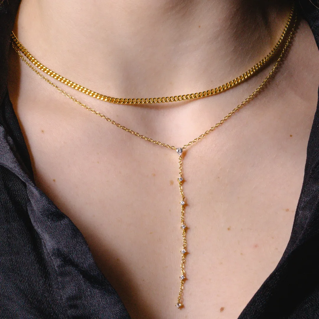 Starlight Lariat Necklace sold by Evry Jewels product image thumbnail 3
