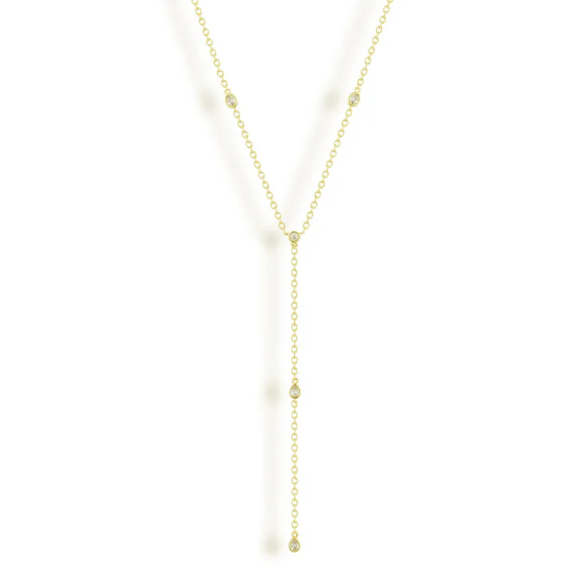 Afterglow Lariat Necklace sold by Evry Jewels