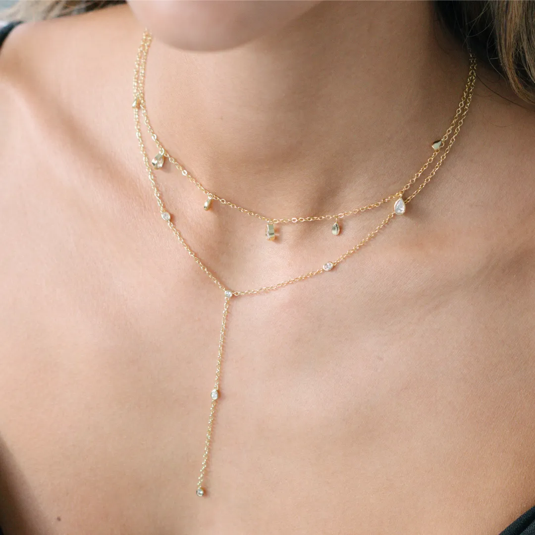 Afterglow Lariat Necklace sold by Evry Jewels product image thumbnail 3