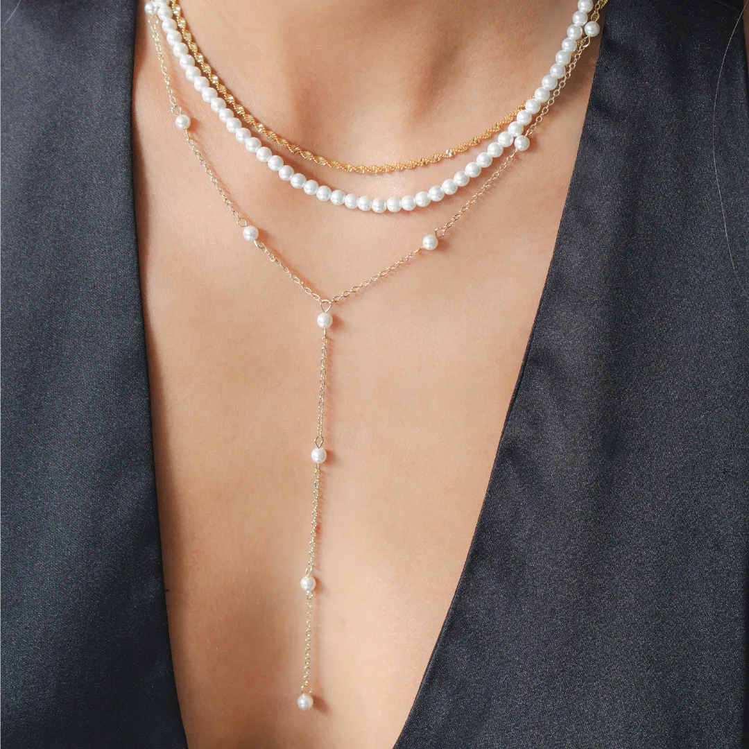 Lover Girl Lariat Necklace sold by Evry Jewels product image thumbnail 4