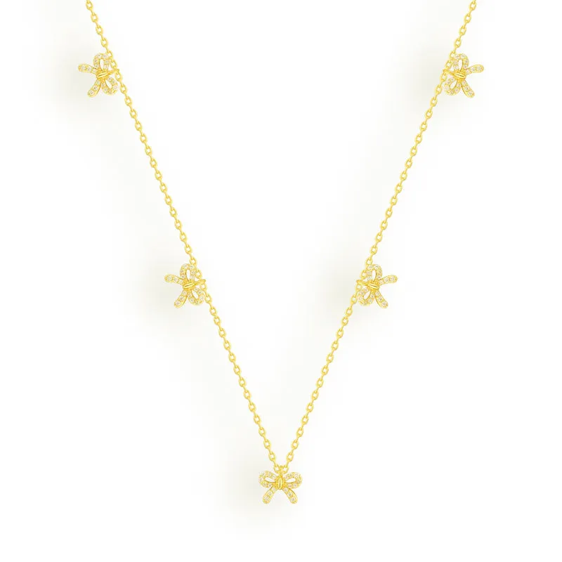 Belle Bow Necklace sold by Evry Jewels