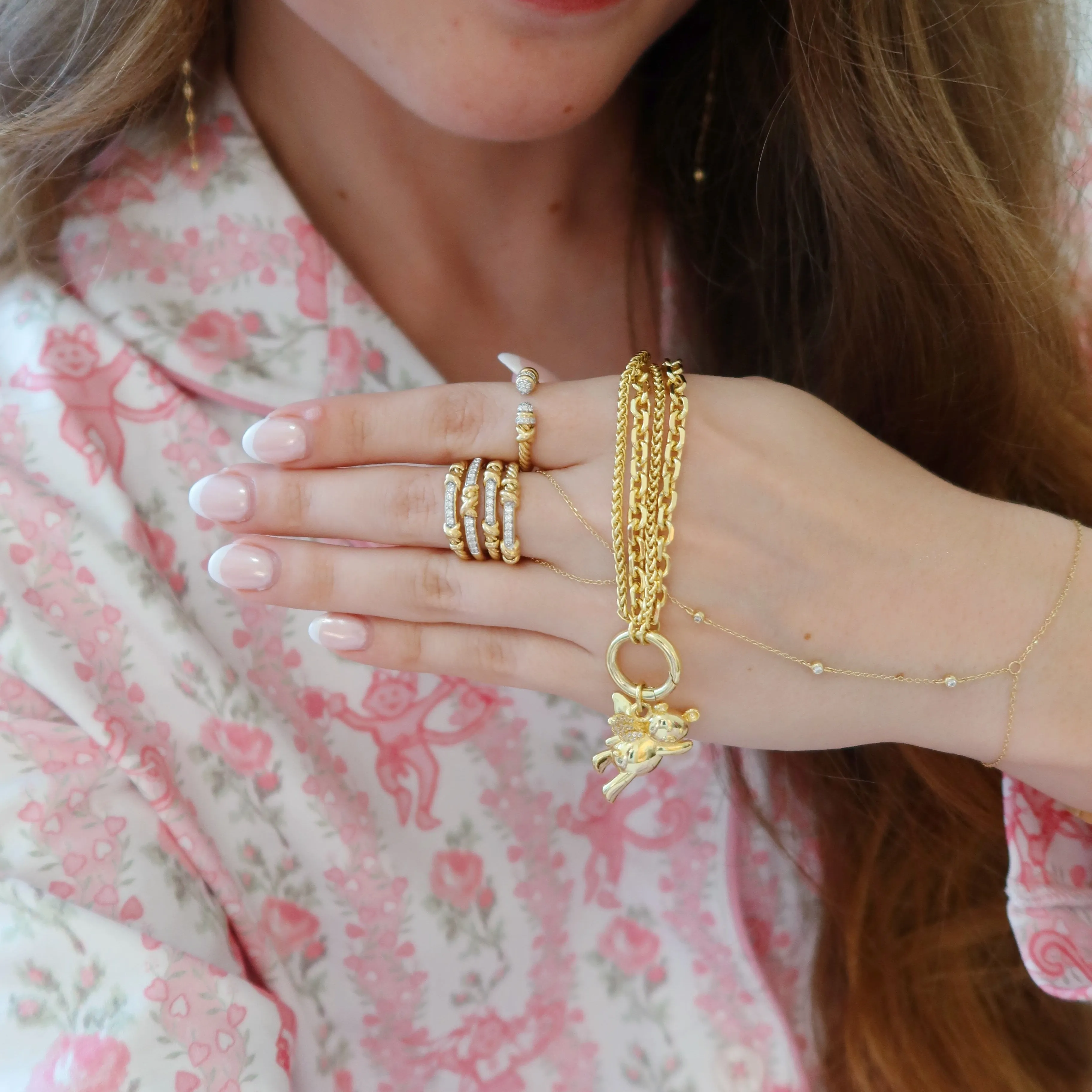 Celestial Cuddle Necklace sold by Evry Jewels product image thumbnail 4