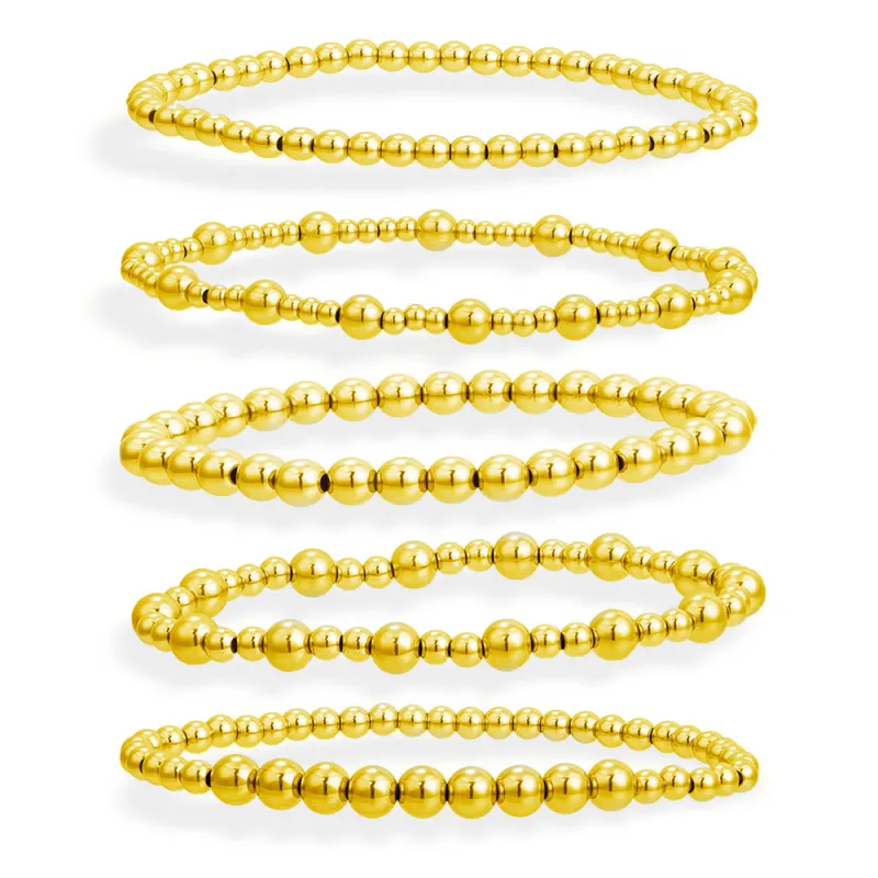 Capri Bundle : 5 Piece Bracelet Bundle sold by Evry Jewels