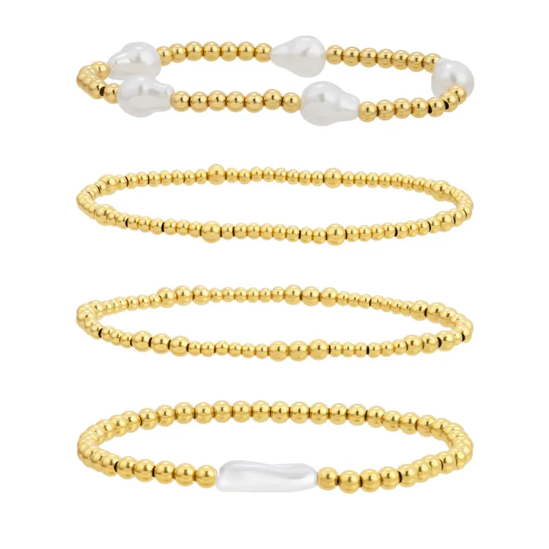 Salty Bundle : 4 Piece Bracelet Bundle sold by Evry Jewels