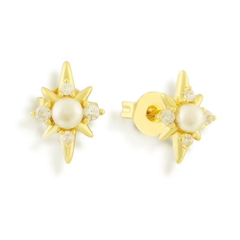 Midnight Pearl Earrings sold by Evry Jewels