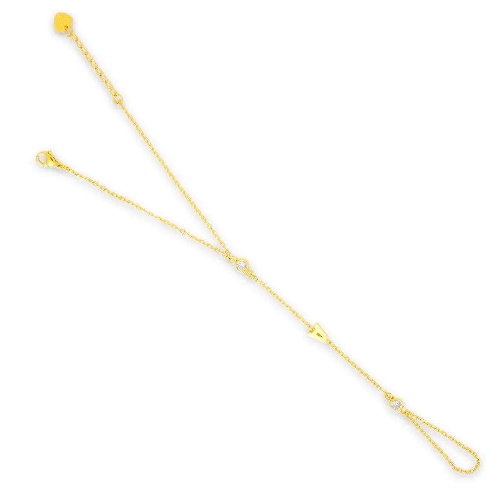 Custom/Personalized Letter Hand Chain sold by Evry Jewels product image thumbnail 2