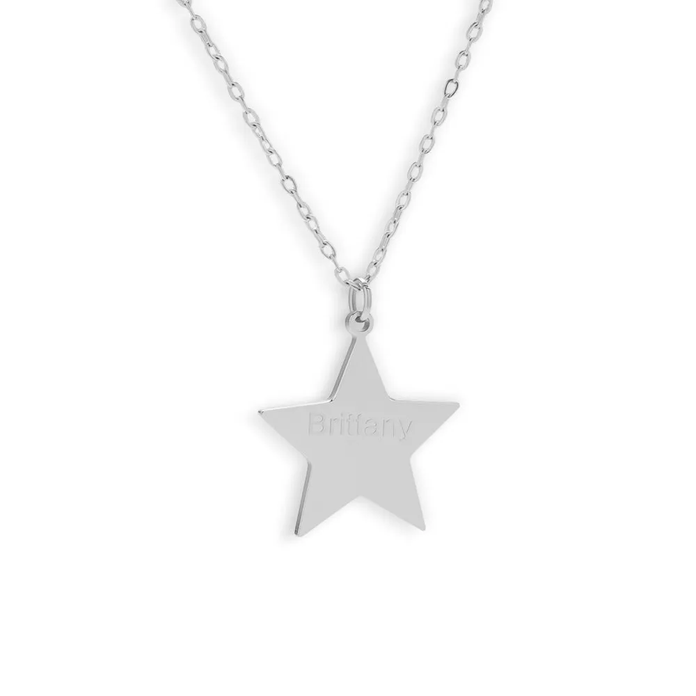Custom/Personalized Star Pendant Necklace sold by Evry Jewels product image thumbnail 2