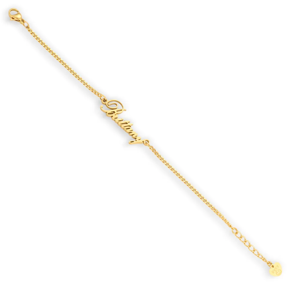 Custom/Personalized Nameplate Curb Bracelet sold by Evry Jewels