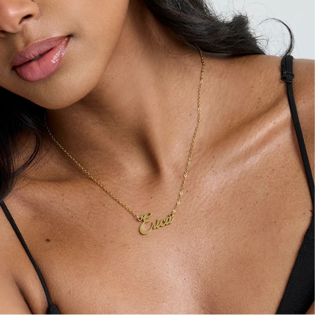 Custom/Personalized Nameplate Cable Necklace sold by Evry Jewels