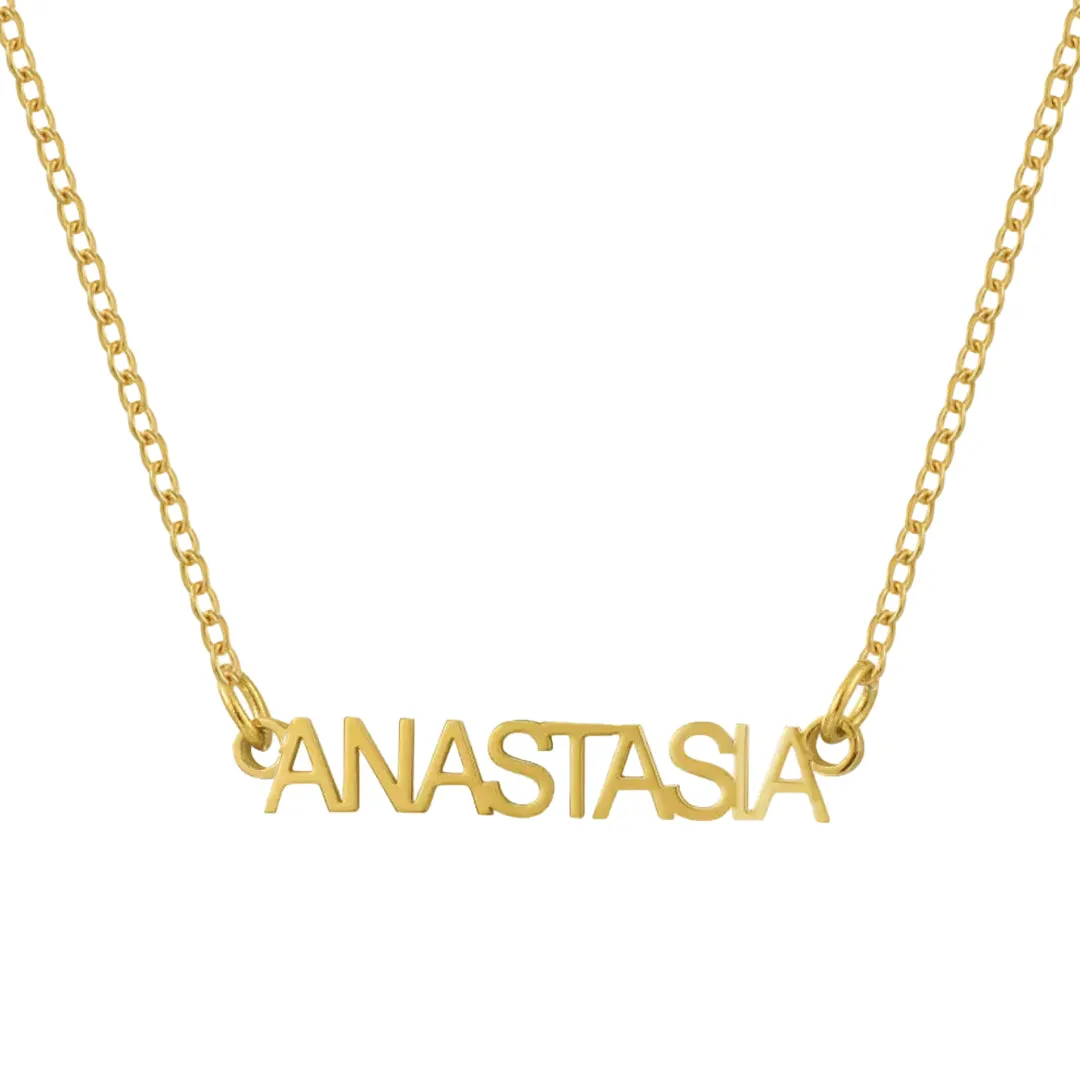 Custom/Personalized Nameplate Cable Necklace sold by Evry Jewels product image thumbnail 4
