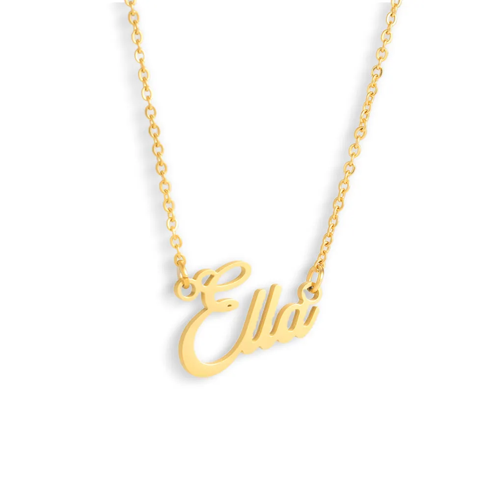Custom/Personalized Nameplate Cable Necklace sold by Evry Jewels product image thumbnail 2