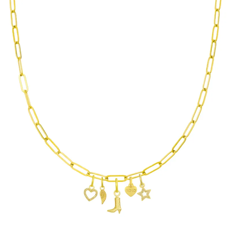 Dream Rodeo Charm Bundle Necklace sold by Evry Jewels