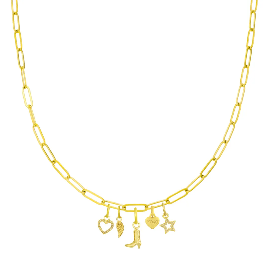 Dream Rodeo Charm Bundle Necklace sold by Evry Jewels