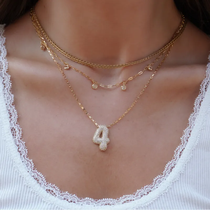 My Number One Necklace made by Lee