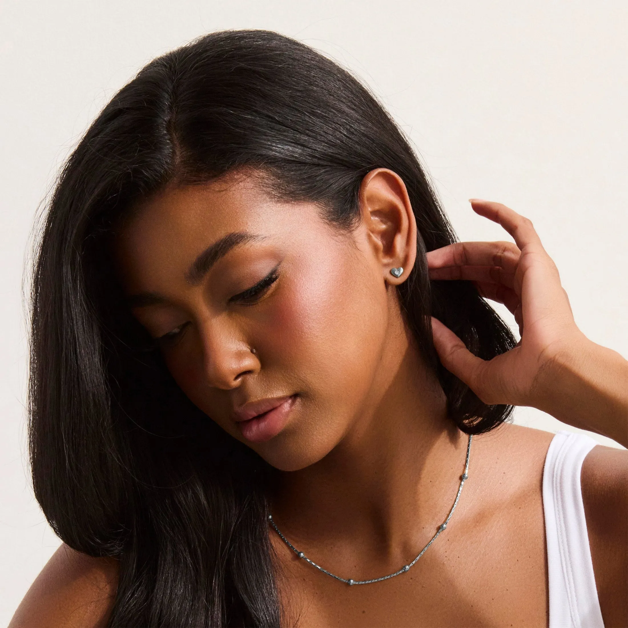 Halo Necklace sold by Evry Jewels product image thumbnail 4