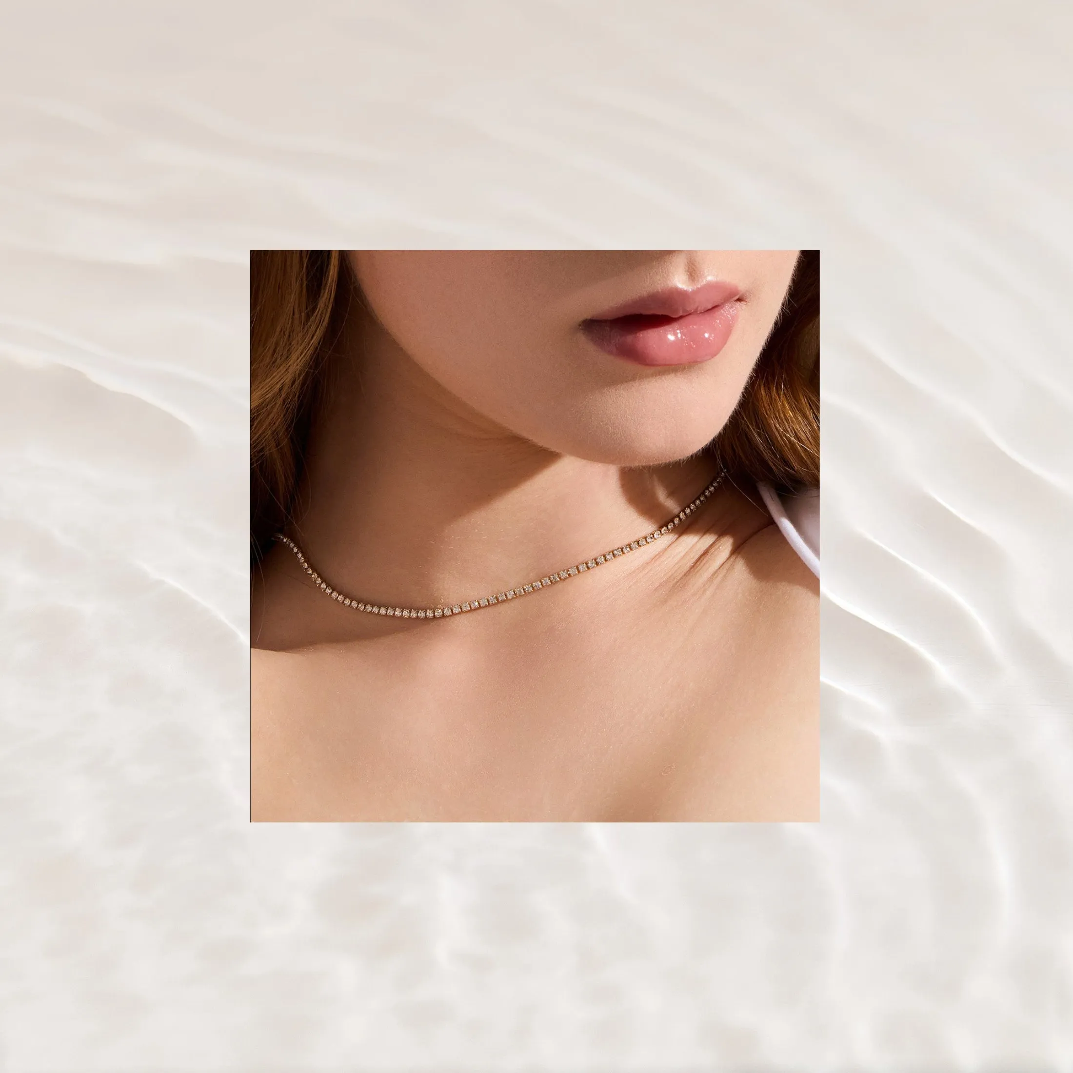 Icy Tennis Necklace sold by Evry Jewels product image thumbnail 3