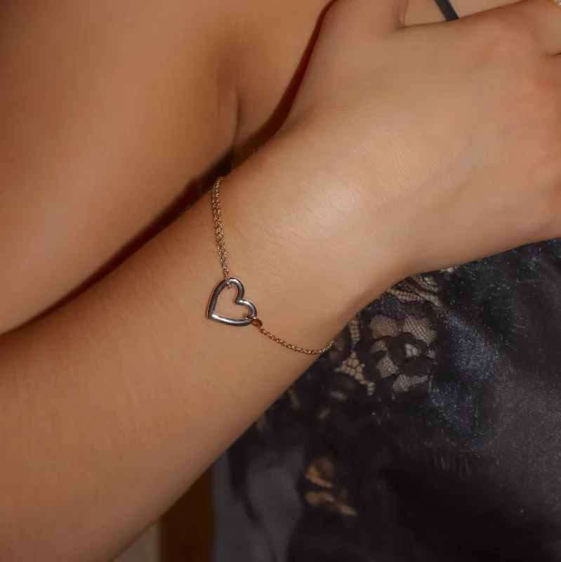 Heartlink Bracelet sold by Evry Jewels