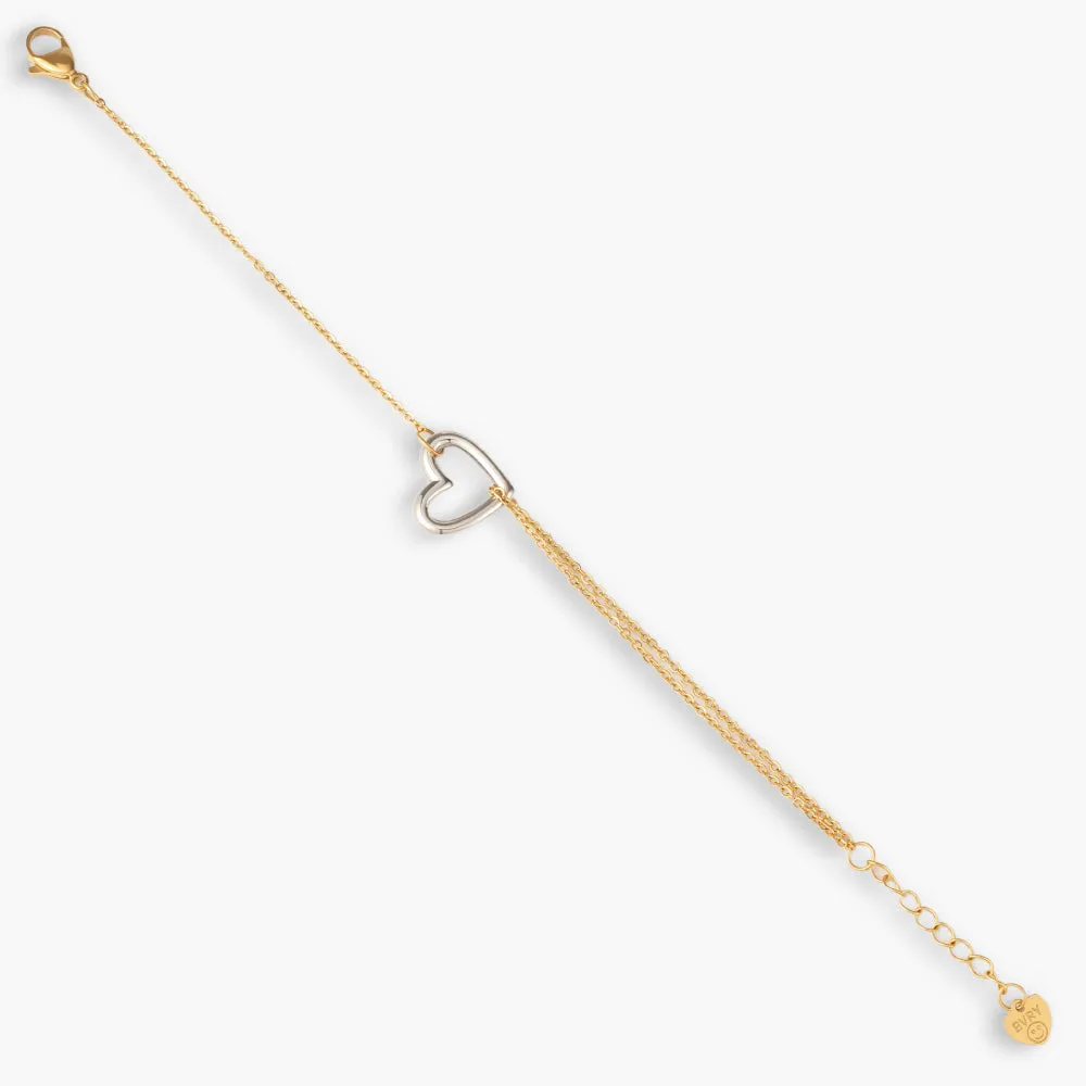 Heartlink Bracelet sold by Evry Jewels product image thumbnail 2