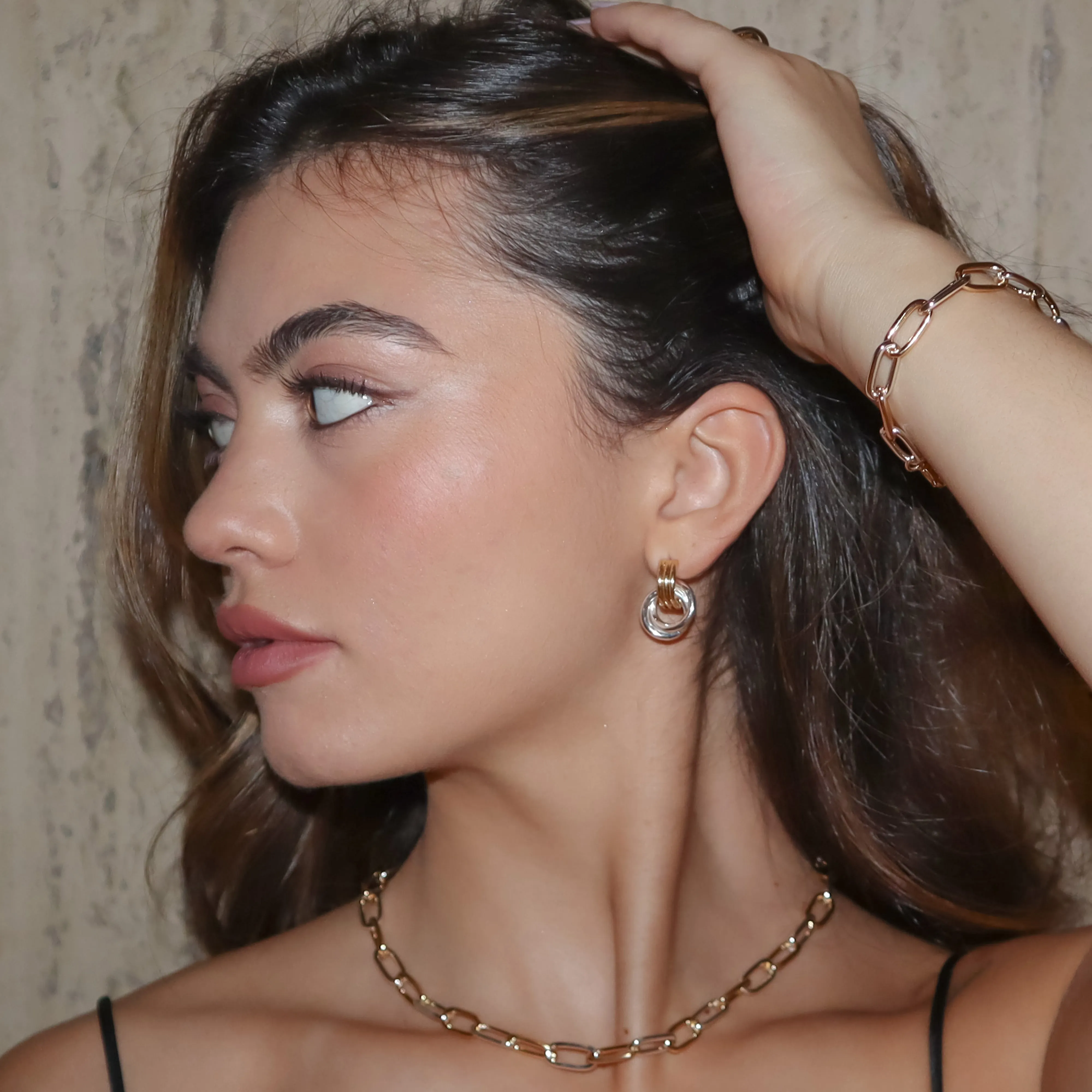 Luxe Link Necklace sold by Evry Jewels product image thumbnail 3