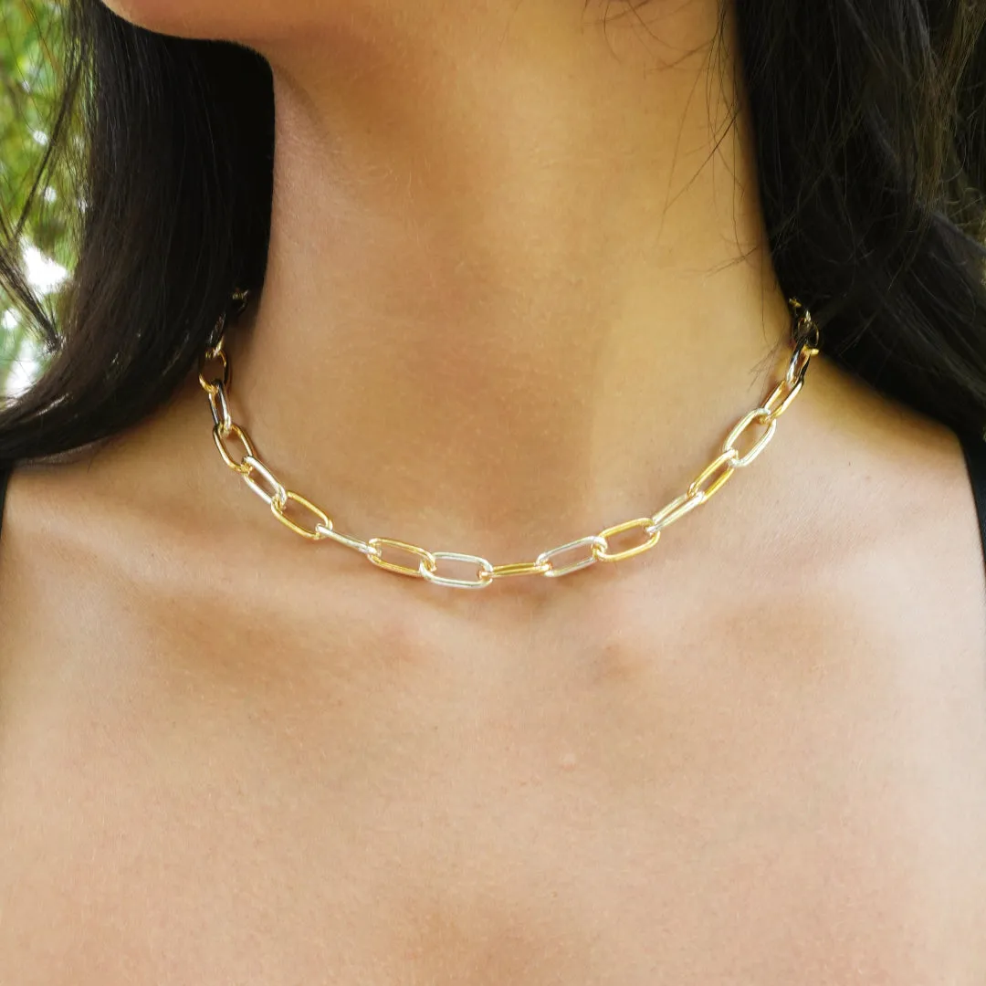 Luxe Link Necklace sold by Evry Jewels product image thumbnail 2