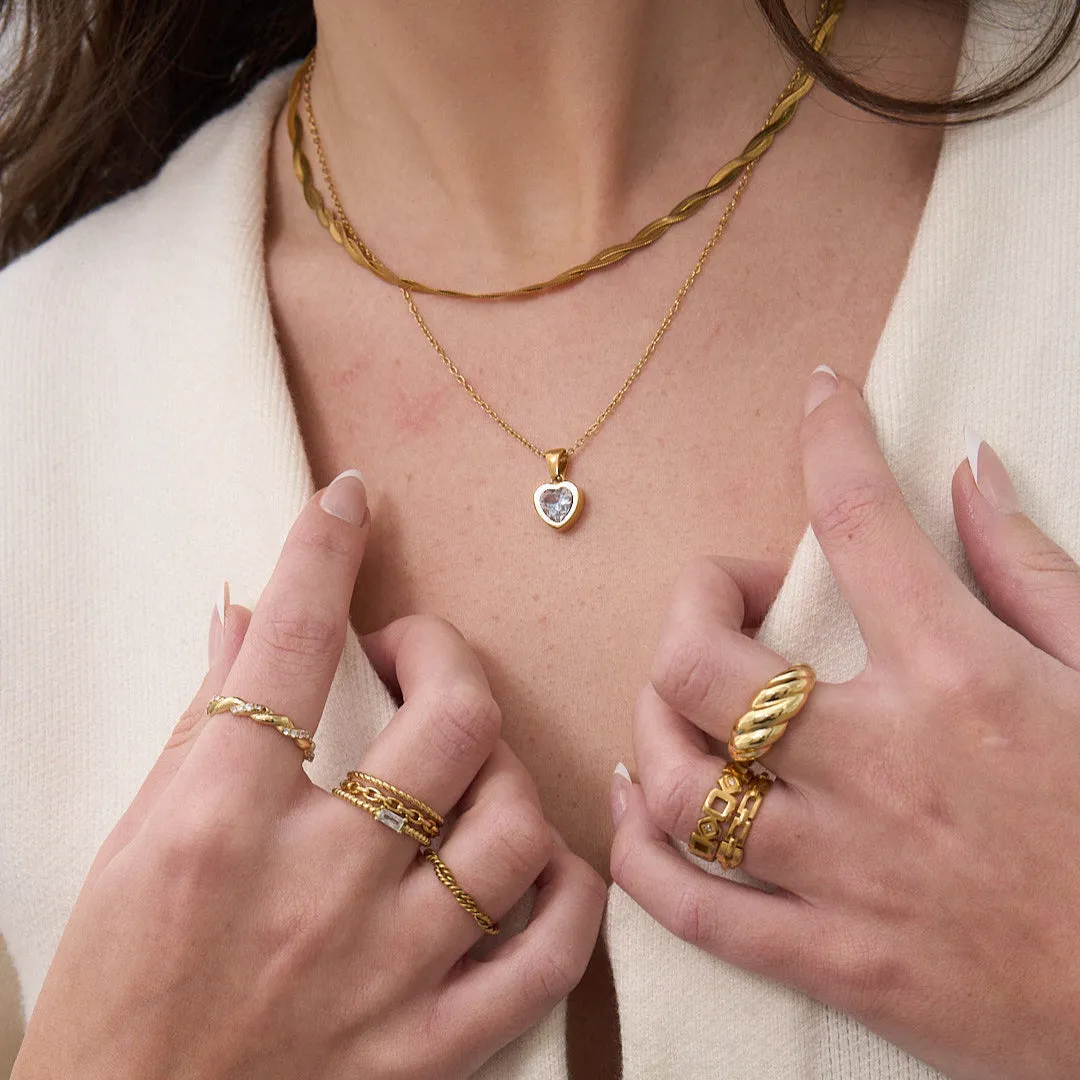 Cute Heart Necklace (VIP) sold by Evry Jewels product image thumbnail 3