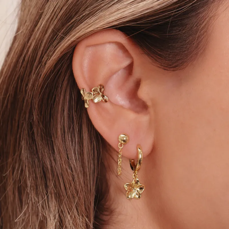Hibiscus Ear Cuff (VIP) sold by Evry Jewels