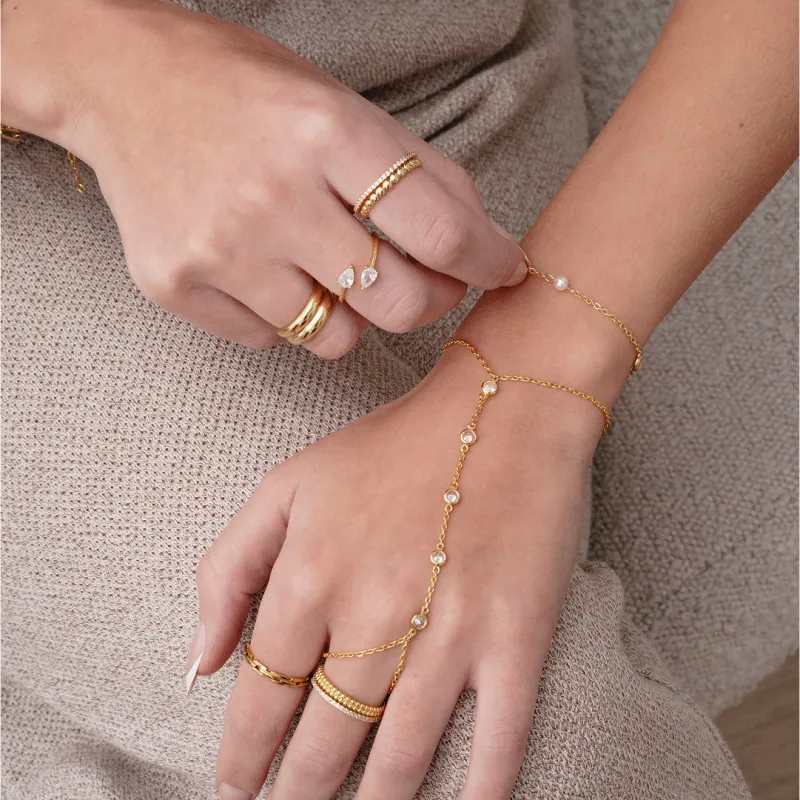 Afterglow Hand Chain (VIP) sold by Evry Jewels