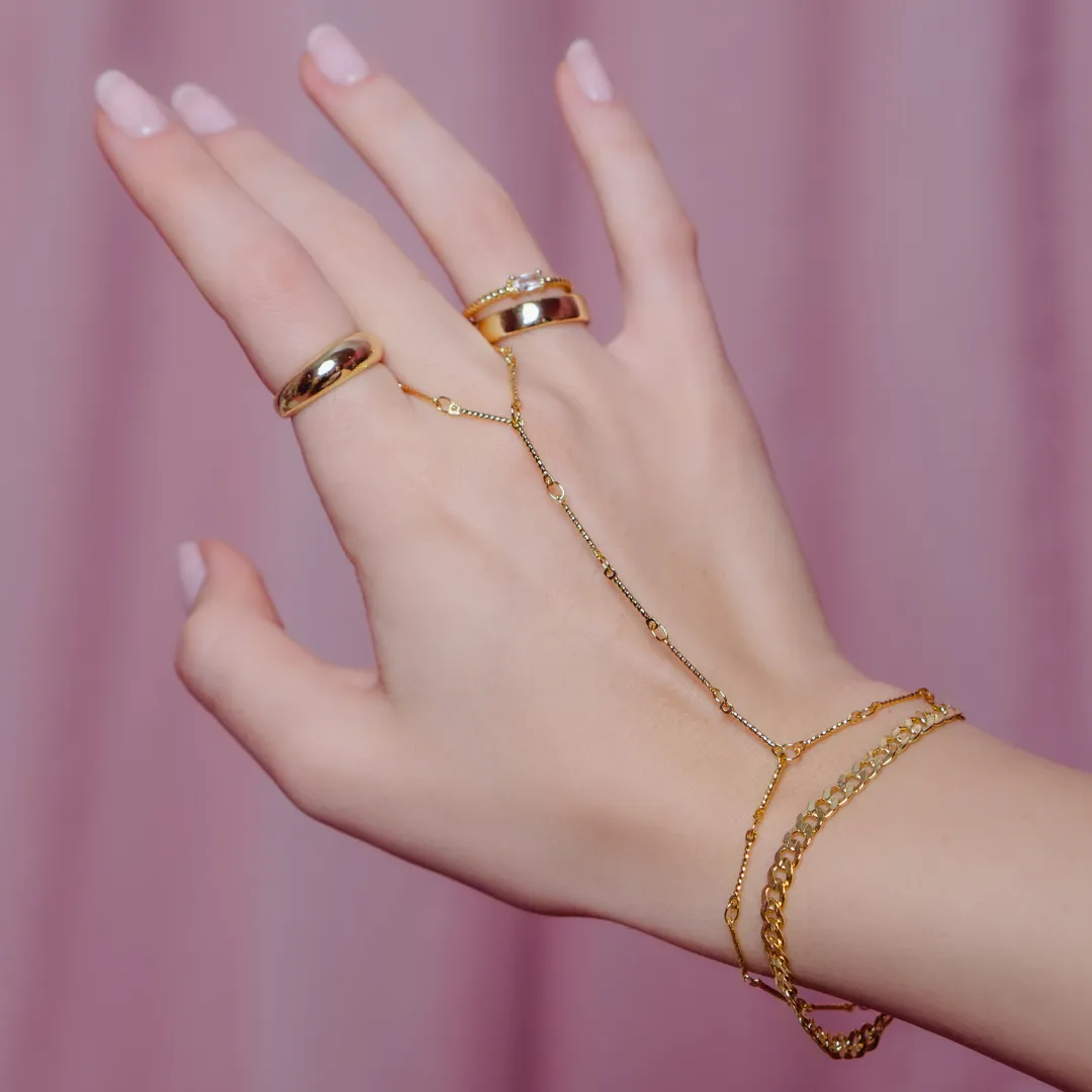 Bar Hand Chain (VIP) sold by Evry Jewels product image thumbnail 2