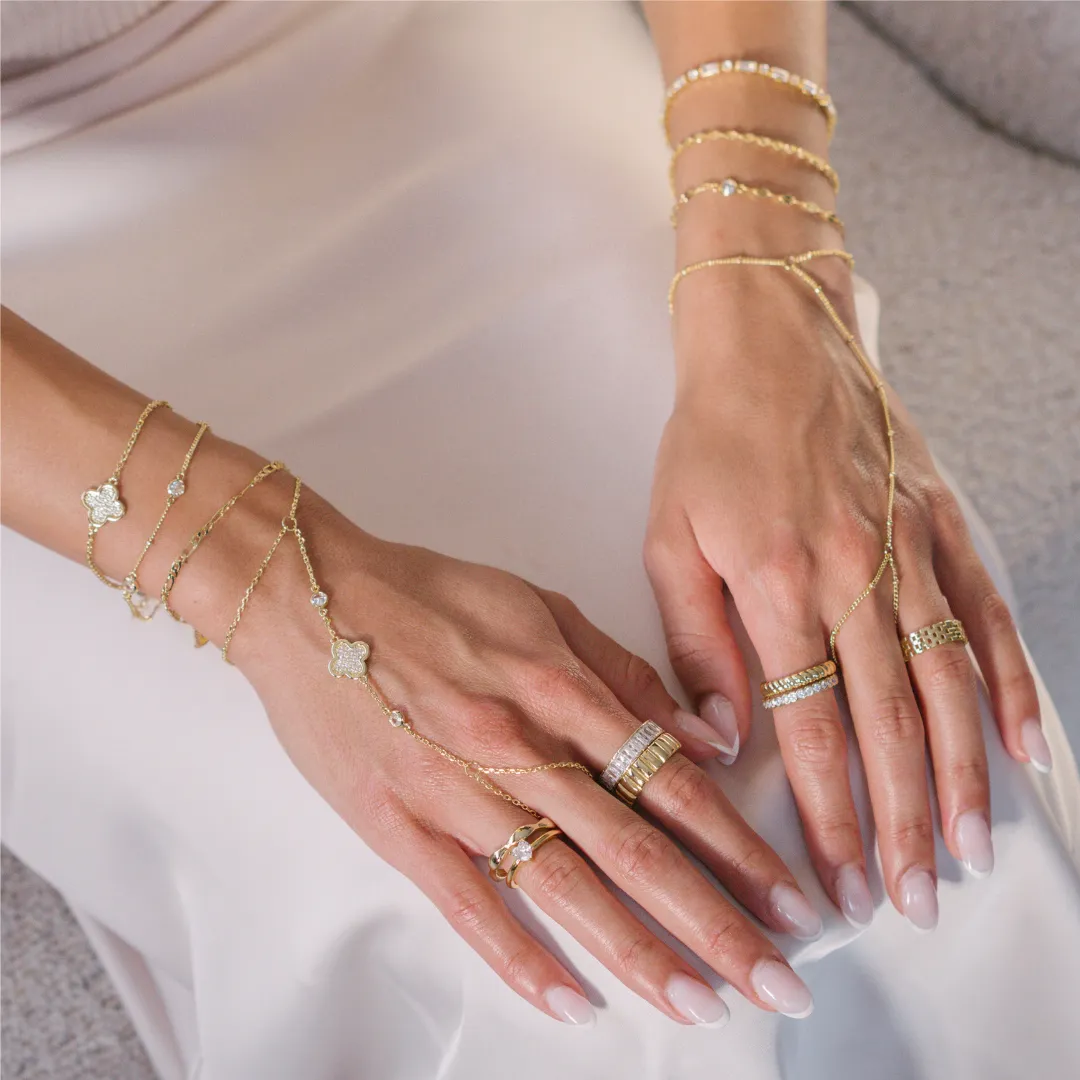Charmed Hand Chain (VIP) sold by Evry Jewels product image thumbnail 2