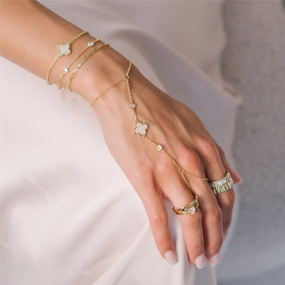 Charmed Hand Chain (VIP) sold by Evry Jewels