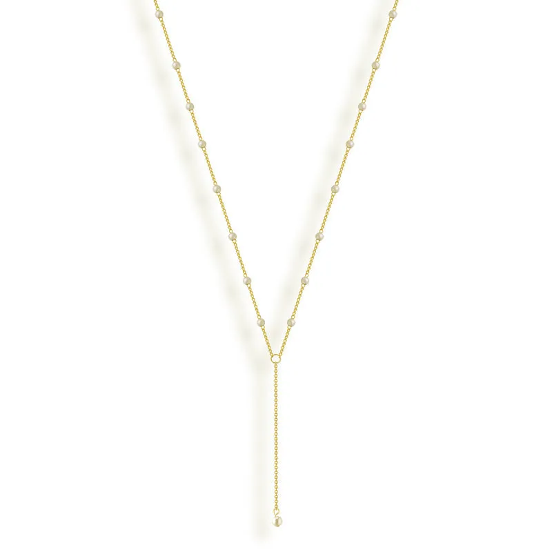 Sweet Pearl Lariat Necklace (VIP) sold by Evry Jewels