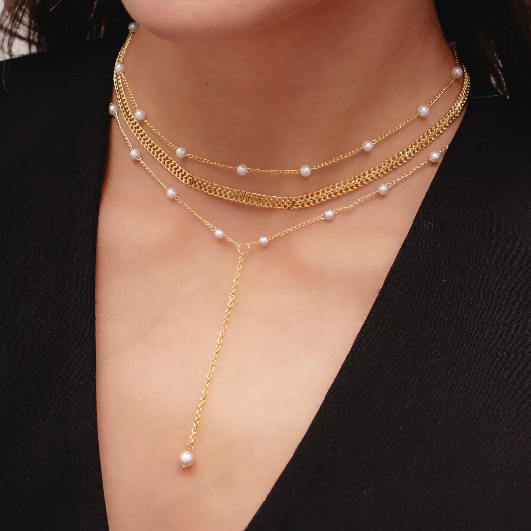 Sweet Pearl Lariat Necklace (VIP) sold by Evry Jewels product image thumbnail 3