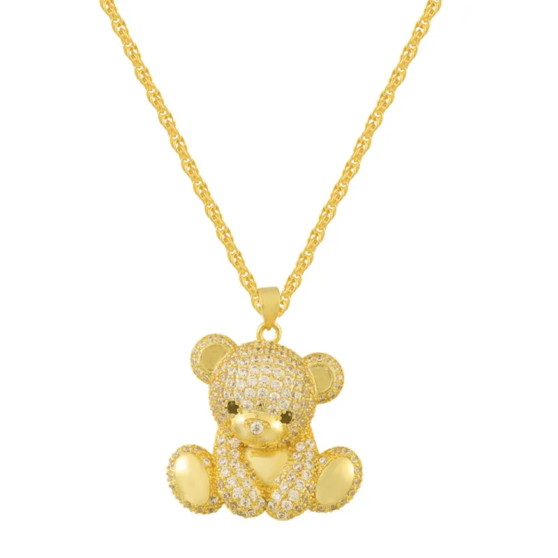 Teddy Bear Necklace (VIP) sold by Evry Jewels