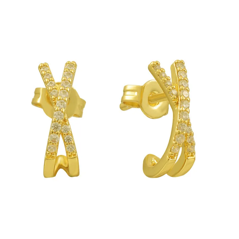 Crossover Earrings (VIP) sold by Evry Jewels